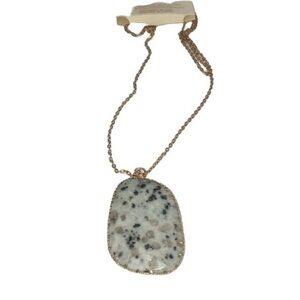 NEW Kiwi stone Cat eye natural stone pendant necklace
